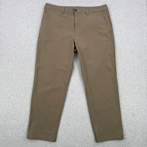 Lululemon Pants Mens 36x28 Brown Commission Classic Fit Performance Stretch Golf
